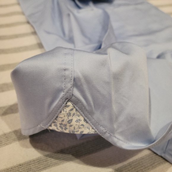 Ted Baker NWT Mens Long Sleeve Satin Stretch Shirt Modern Fit - Picture 9 of 12